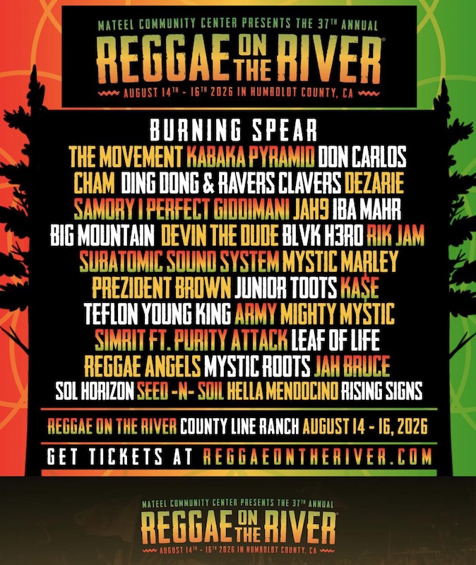 Reggae On The River 2026